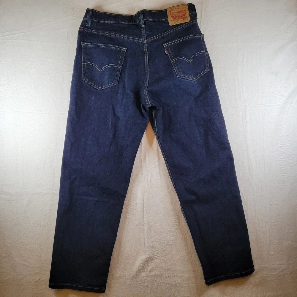 Levi's 550 Men's Jeans Size 36x30 Blue Relaxed Fit Look At Pics